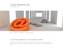 Tablet Screenshot of cosaspracticas2cero.com